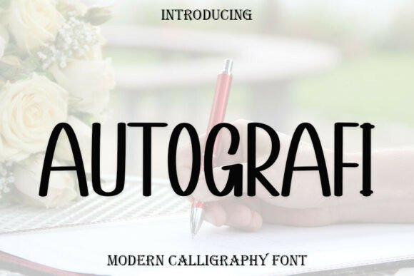 Autografi: A Charming Handwritten Font for Crafters