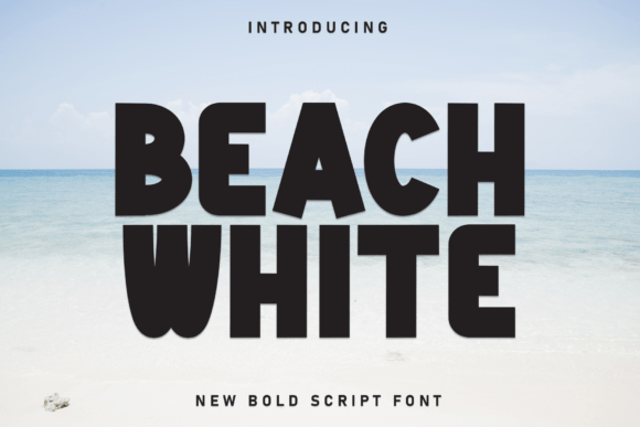 Beach White: A Playful and Approachable Display Font