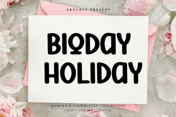 Bigday Holiday: A Festive and Bold Display Font