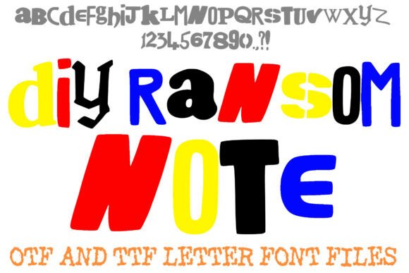 Bring Your Designs to Life with Diy Ransom Note Font