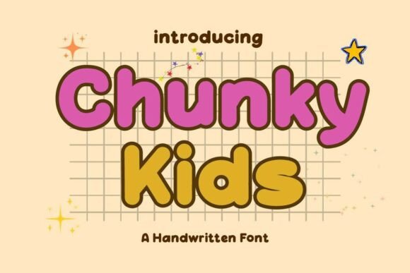 Chunky Kids: A Playful Display Font for Engaging Campaigns