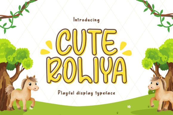 Cute Roliya: A Charming Font for Engaging Editorial Design