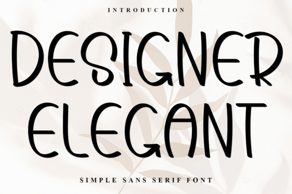 Designer Elegant: A Premium Font for Stunning Web Design