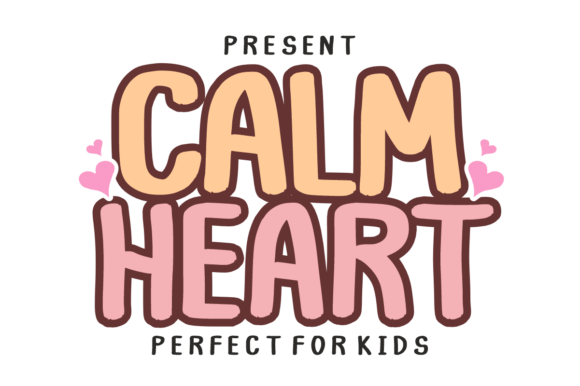 Discover Calm Heart: A Charming Font for Warm Branding