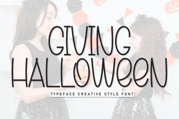 Discover the Charm of Giving Halloween: A Perfect Font for Editorial Design