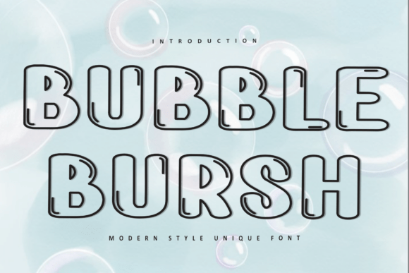 Enhance Your Brand with Bubble Bursh: A Festive Display Font