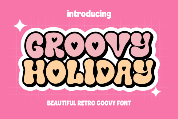 Enhance Your Brand with Groovy Holiday: A Retro Display Font