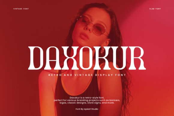 Enhance Your Web Design with Daxokur, a Cool Display Font