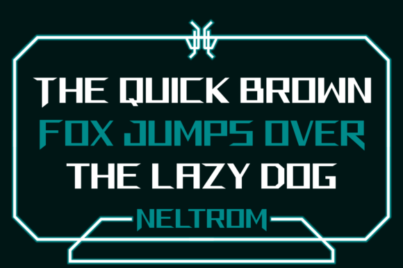 Enhance Your Web Design with Neltrom: A Futuristic Display Font
