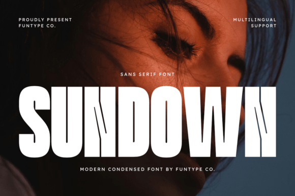 Enhancing Web Design with Sundown: A Modern Display Font