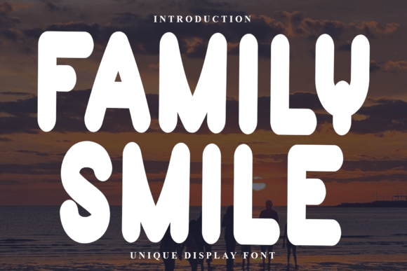 Family Smile: A Playful Display Font for Engaging Editorial Design