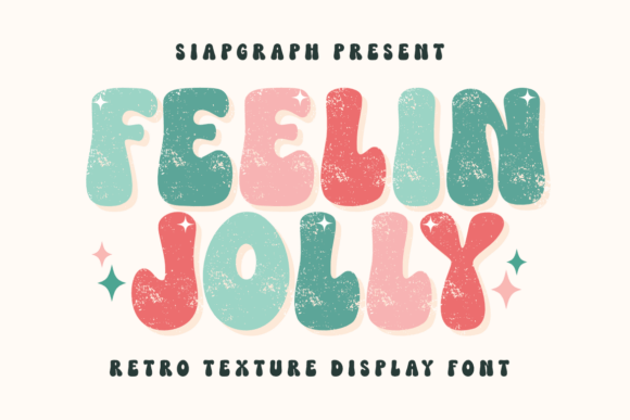 Feelin Jolly: A Charming Display Font for Crafters