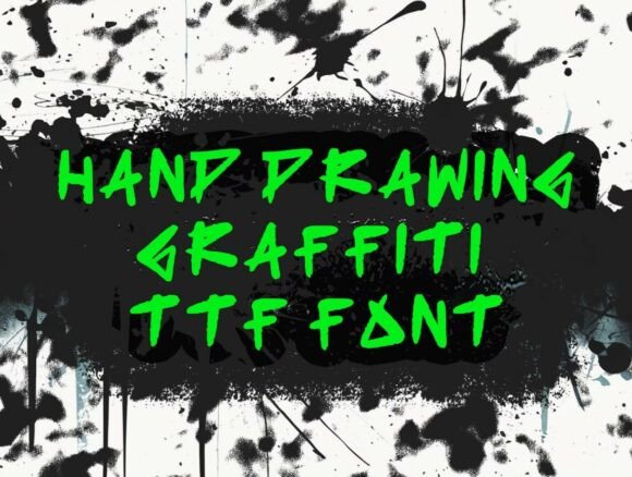 Hand Drawn Graffiti: A Bold Font for Web Design