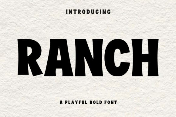 Introducing Ranch: A Charming Display Font for Editorial Design