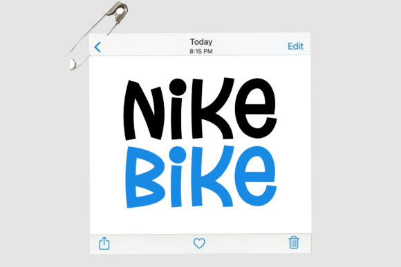 Nike Bike: A Fun and Clean Display Font for Creative Branding