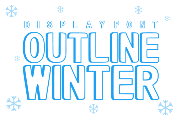Outline Winter: A Bold and Airy Font for Editorial Design