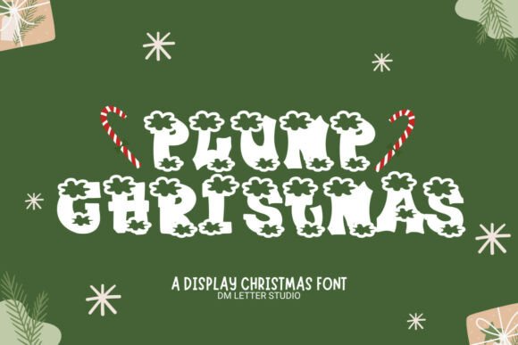 Plump Christmas: A Festive and Cozy Display Font
