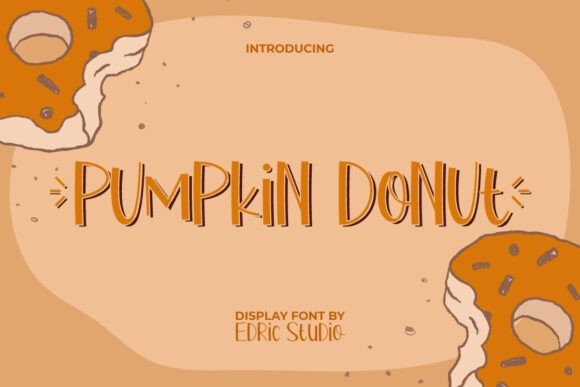 Pumpkin Donut: A Playful Display Font for Web Design