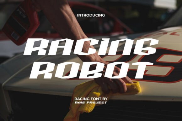 Racing Robot: A Dynamic Display Font for Web Design