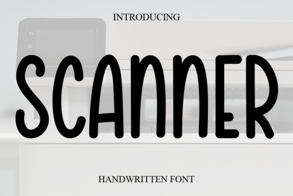 Scanner: A Handwritten Display Font for Engaging Visuals