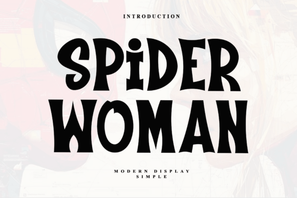 Spider Woman: A Bold Display Font for Eye-Catching Campaigns
