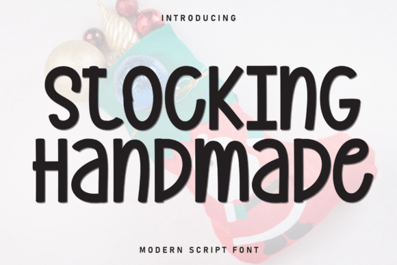 Stocking Handmade: A Charming Font for Creative Makers