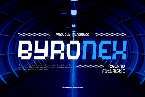 Transform Your Brand with Byronex: A Bold and Modern Display Font