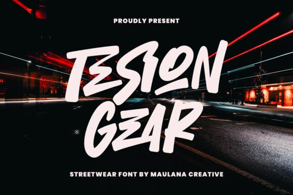 Transform Your Brand with Tesion Gear: A Bold Display Font