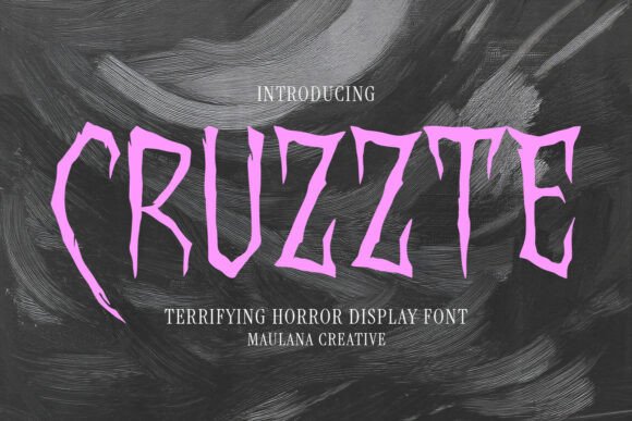 Unleash Spooky Charm with Cruzzte Font
