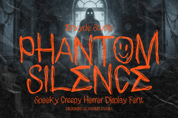 Unveiling Phantom Silence: A Font for Spooky Elegance