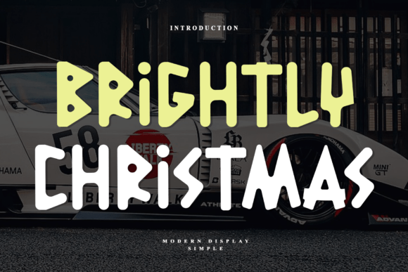 Unwrap Brightly Christmas: A Festive Font for Bold Campaigns