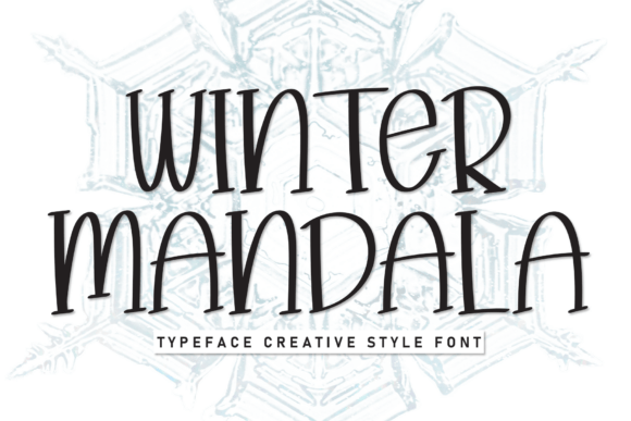 Winter Mandala: A Charming Font for Your Brand